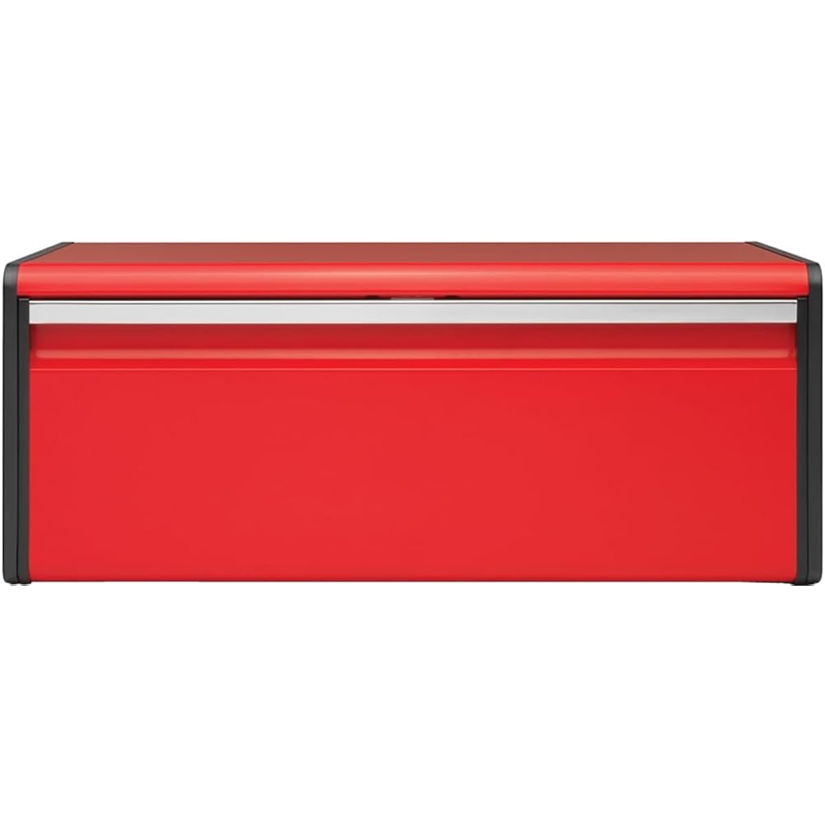 Brabantia Bread Bin Passion Red Fall Front Bread, Seasoning, Snack Storage 484025
