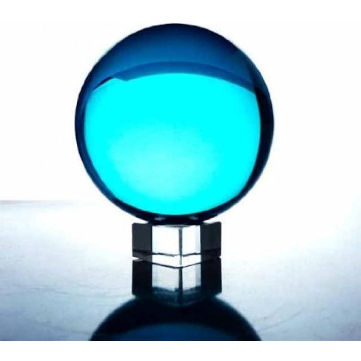 Color ball (Cyan Blue) (82mm (with pedestal))