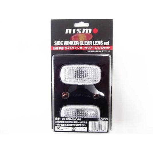nismo Side Turn Signal (Clear Type) Nissan Skyline GT-R / Stagea / Primera / Cima 26100-RNC40