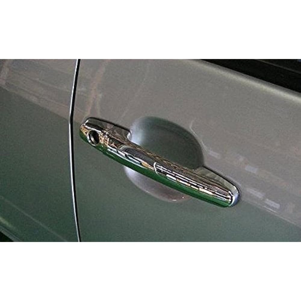 BRIGHTZ Vitz 90 series chrome plated outer door handle cover knob full cover type smart key compatible [COR-NOBU-FS-A2B2C1D3] Vitz 450