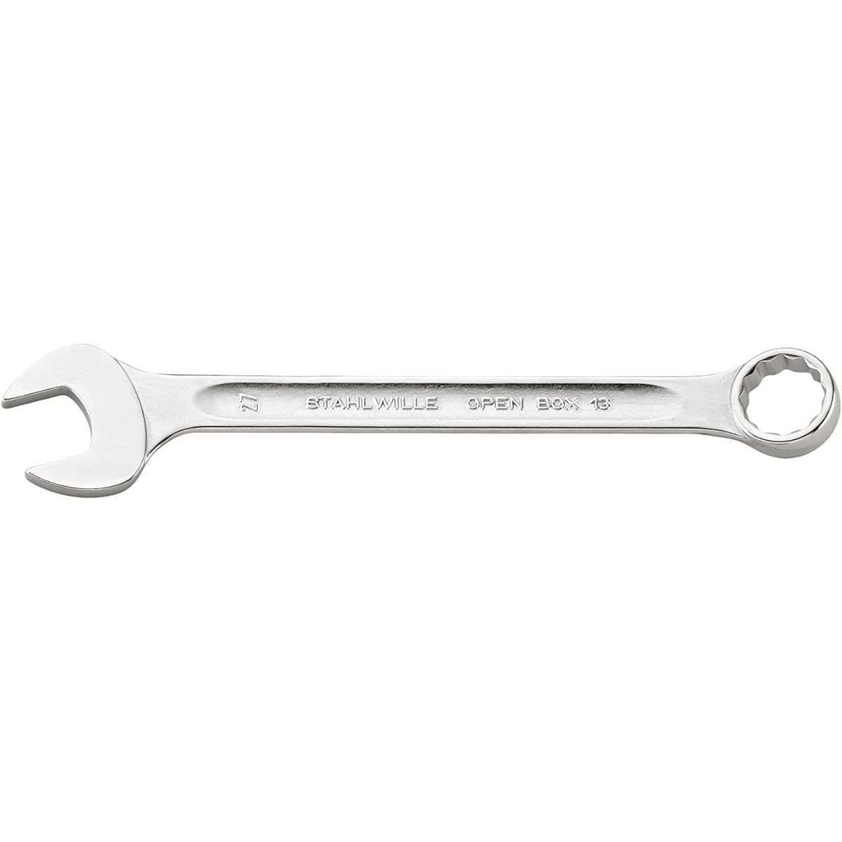 STAHLWILLE One-eye, one-mouth spanner Combination wrench Size 27mm Total length 300mm 13-27