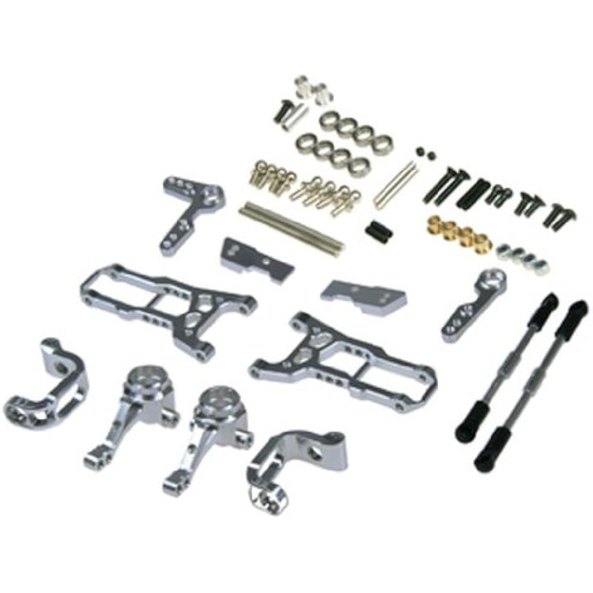 Majigire F Suspension Set [Silver]: #3860 & Tamiya TA-05VDF 3868-SI