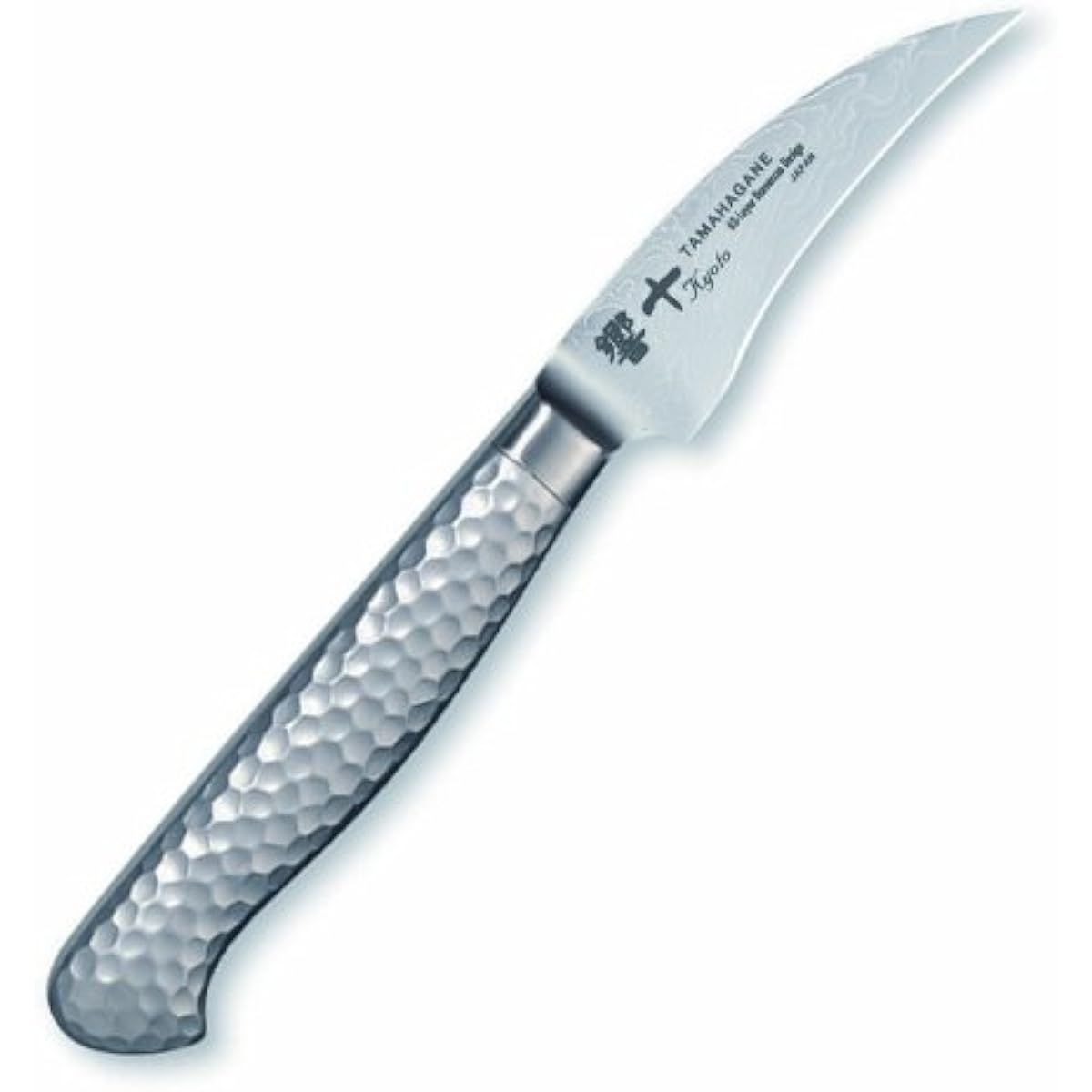 Kataoka Seisakusho TAMAHAGANE Hibikiju Peeling Knife Hammered 70mm KS-1110