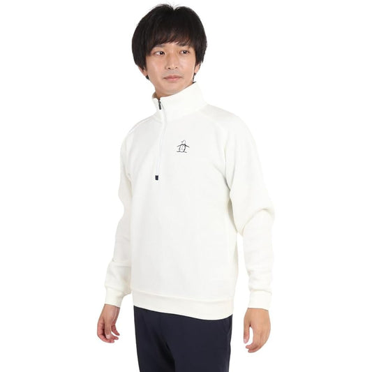 [Munsingwear] Half Zip Sweater Moisture Absorbing Heat Generating Classic Chest Penguin Logo Warm Daily Use Golf MGMWJL50XG