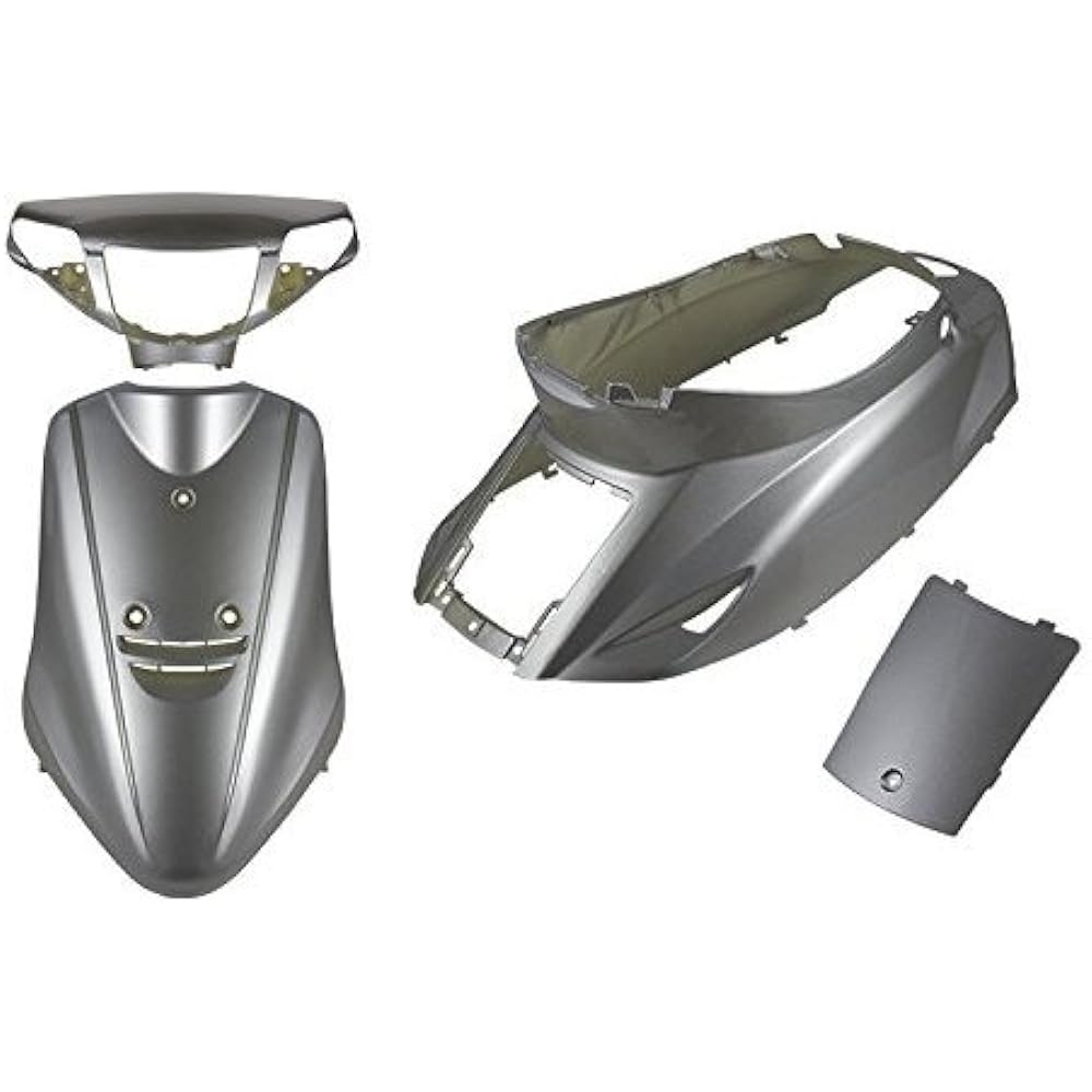 Bike Parts Center Jog Genuine Type Exterior Set 4 Piece Set Silver Silver Cowl Painted Yamaha Jog JOG 3KJ 3082