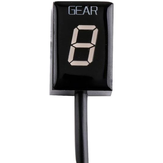 GZYF Yamaha Exclusive Motorcycle Gear Indicator Shift Position ECU 6 Speed LED Digital Waterproof Compatible Models Yamaha R1 R6 Fz6 Fzs600 Red 1 Piece with Logo