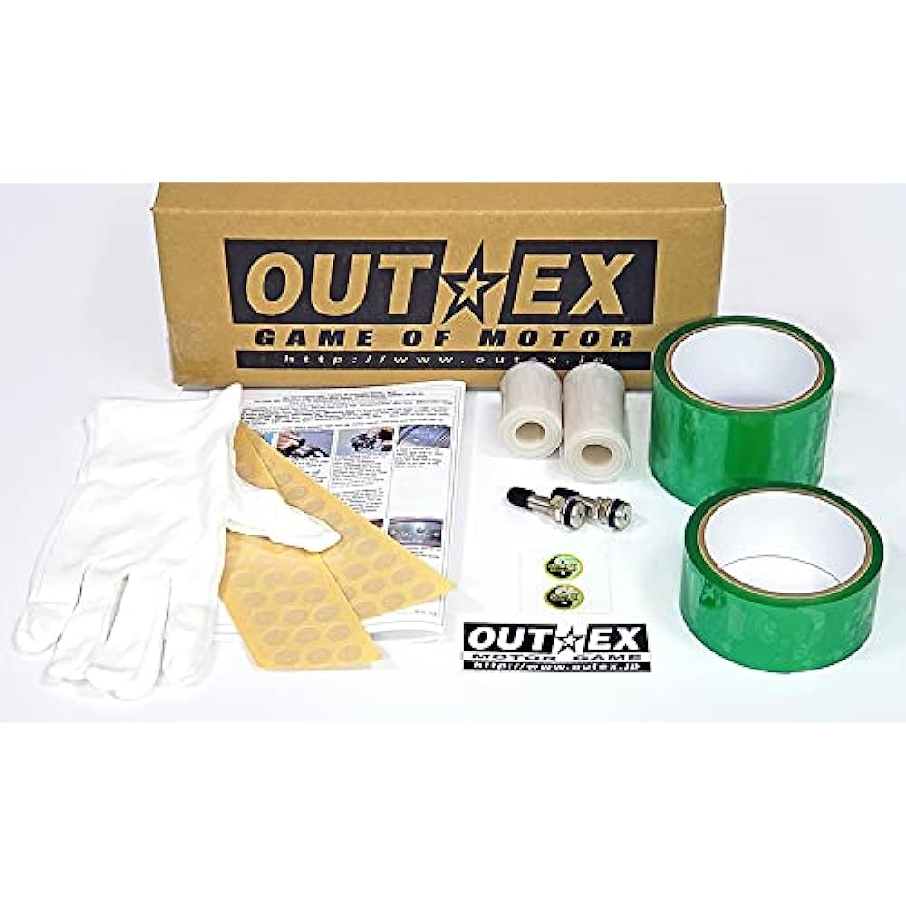 OUTEX clear tubeless kit BMW F800GS front and rear set