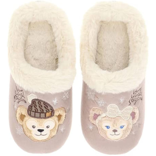 Duffy & Shellie May Room Shoes [Tokyo DisneySea Exclusive] Warm Winter Storytime Duffy's Christmas 2021 Disney Goods Souvenir