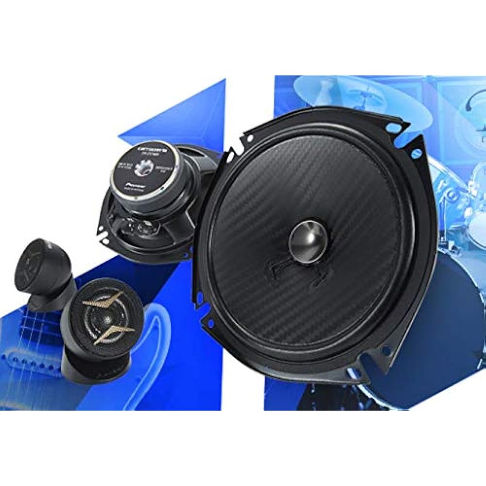 Pioneer Speaker TS-F1040 10cm Custom Fit Speaker Coaxial 2 Way High Resolution Compatible Carrozzeria