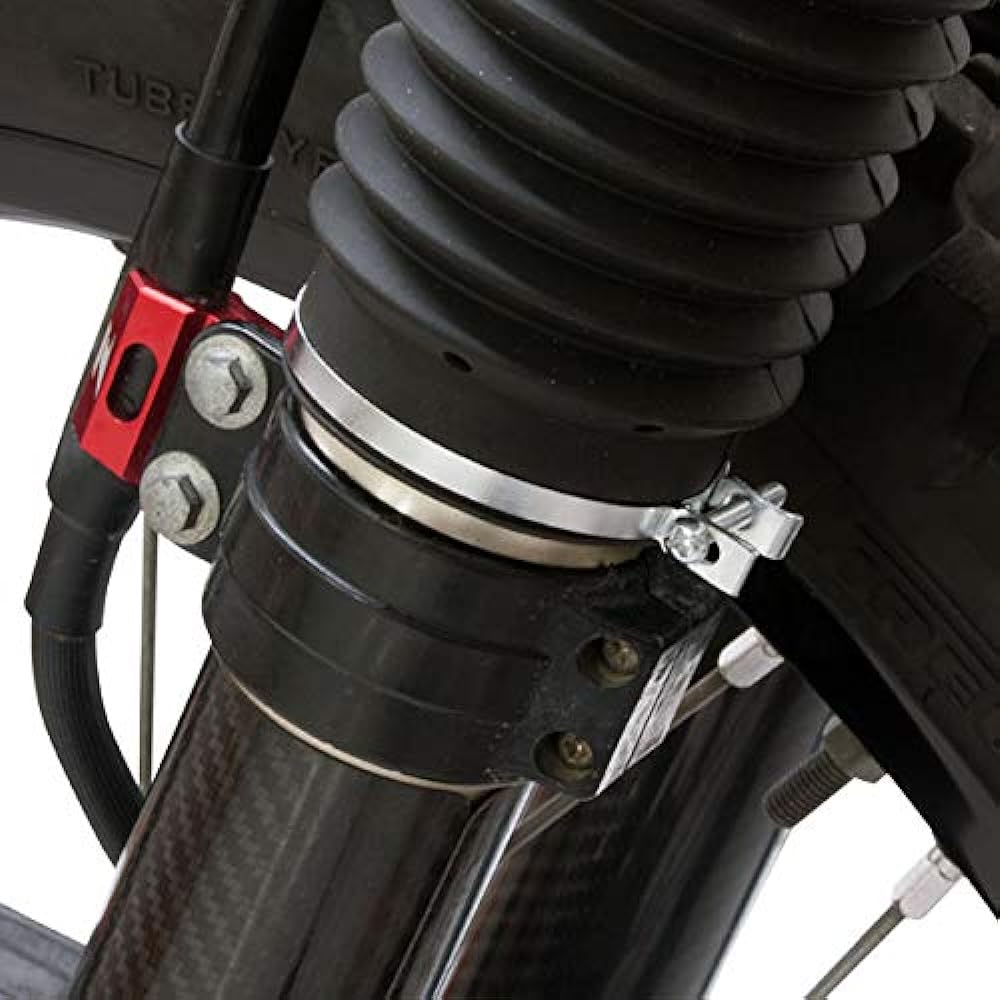 DRC Silicone Fork Boots, Type L, ?1.6 - ?1.8 inches (40 - 45 mm), Green