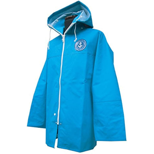 KURAHUTERU Ikari Fisherman Rain Wear Jumper M Blue 11EA007