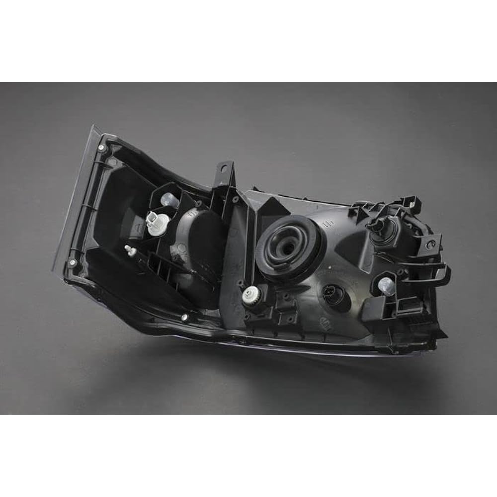Rim DEPO crystal headlight assembly [Matte BK] Genuine levelizer transplant model for 200 series Hiace 1/2 type (until June 2010) 212-11H1PXRDEM2
