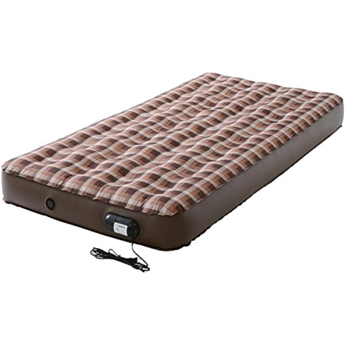 [Campers Collection Yamazen] Quick Air Bed (Single) Brown Check QABI-002(BC)