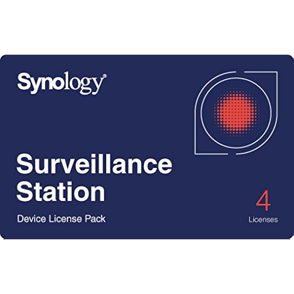 [Camera license] Synology Device-LiceNSE-PACK4 [additional 4 license]
