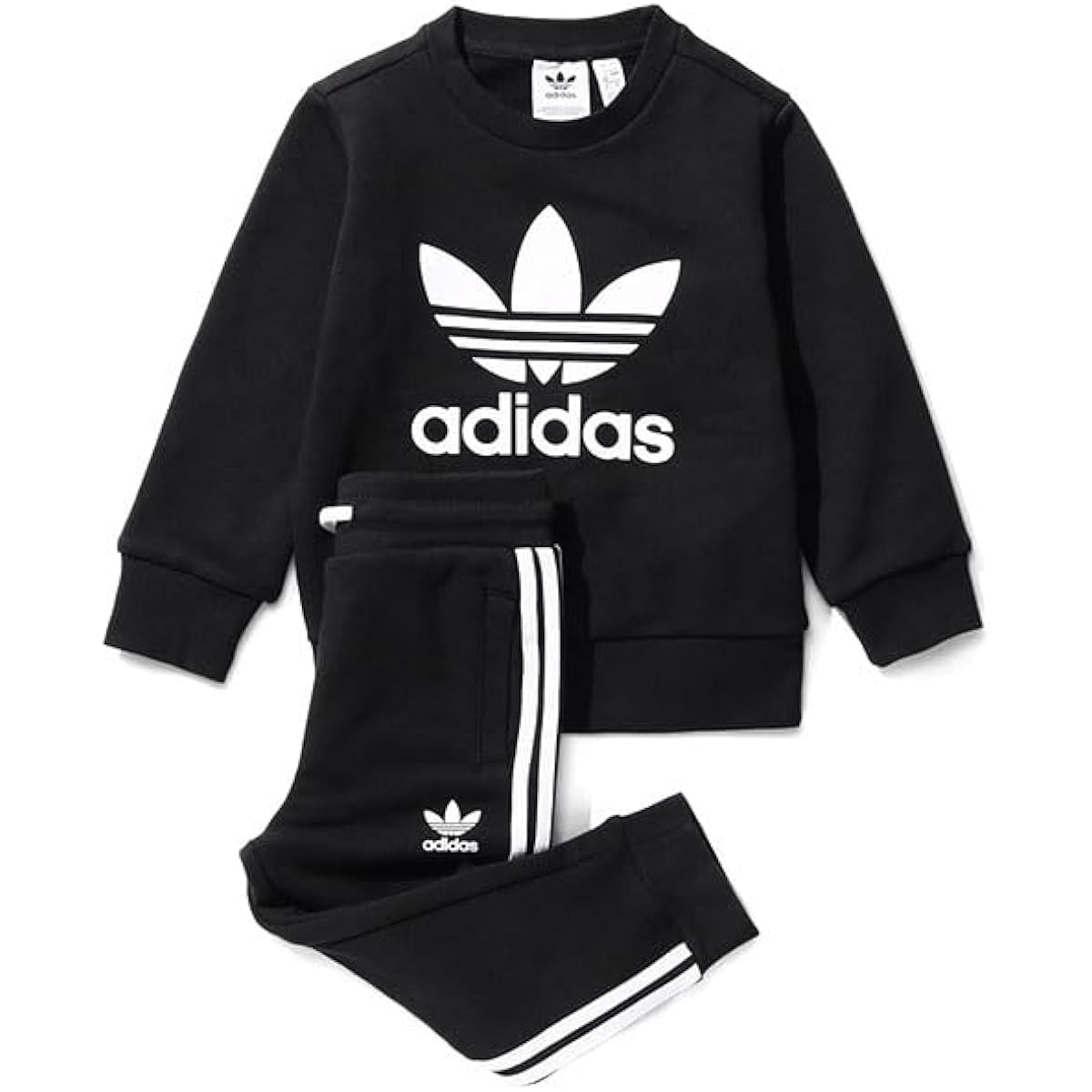 adidas Adidas Originals Trefoil Sweat & Sweat Pants Setup ED7679 HK7496 IJ9849 IR6815 Top and Bottom Set Gift Present (Baby Kids)