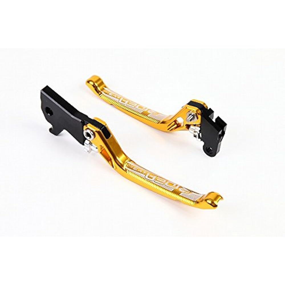 RIDEA 3D Knob Adjust Brake Lever Left and Right Set Lever Body: Gold SUZUKI GSX-S125 GSX-R125 RI0000278