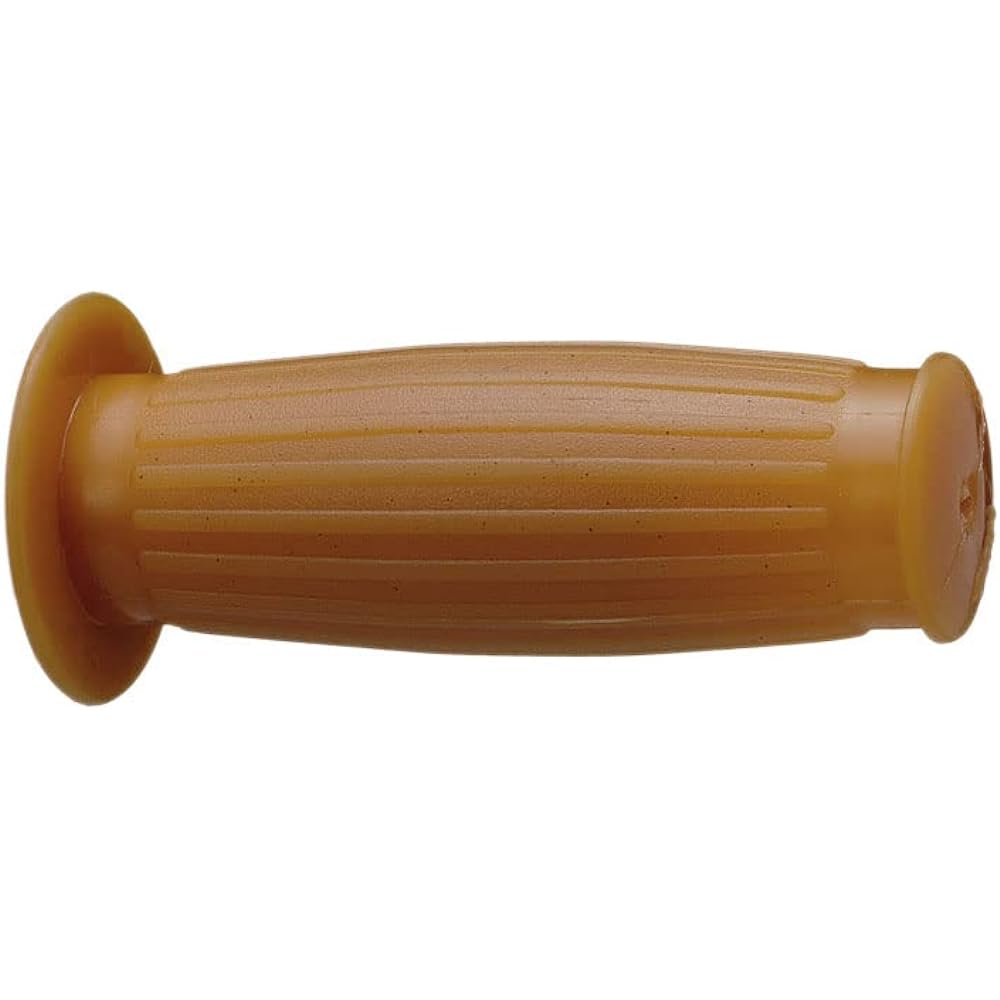 Kijima Motorcycle Bike Parts Barrel-Shaped Mini Grip 110mmx22.2φ Non-Penetrating Turnip Raw Rubber 201-6334