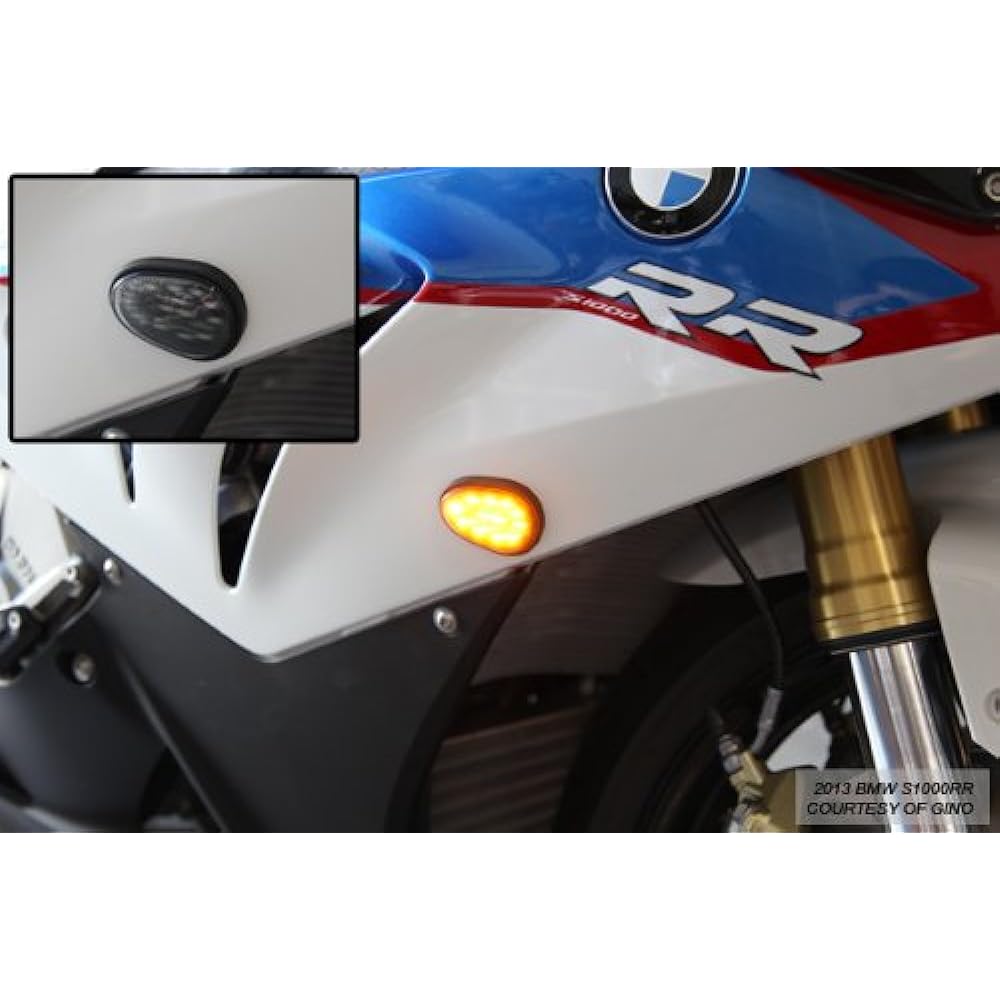 Flat Mount LED Front Turn Signal 2010-2019 BMW S1000RR HP4