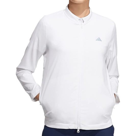 [Adidas Golf] Full Zip Jacket HEAT.RDY Long Sleeve Full Zip Crew Neck Jacket Women's