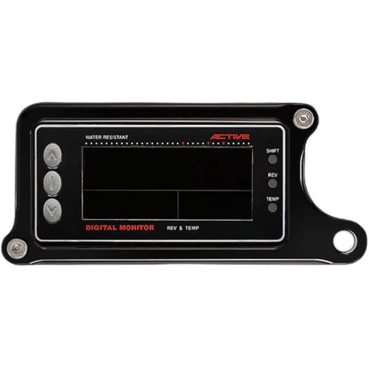 Woodstock Meter Stay B Type/Black Active Compact Rev/Temp/Speedometer ADC-00B-BK