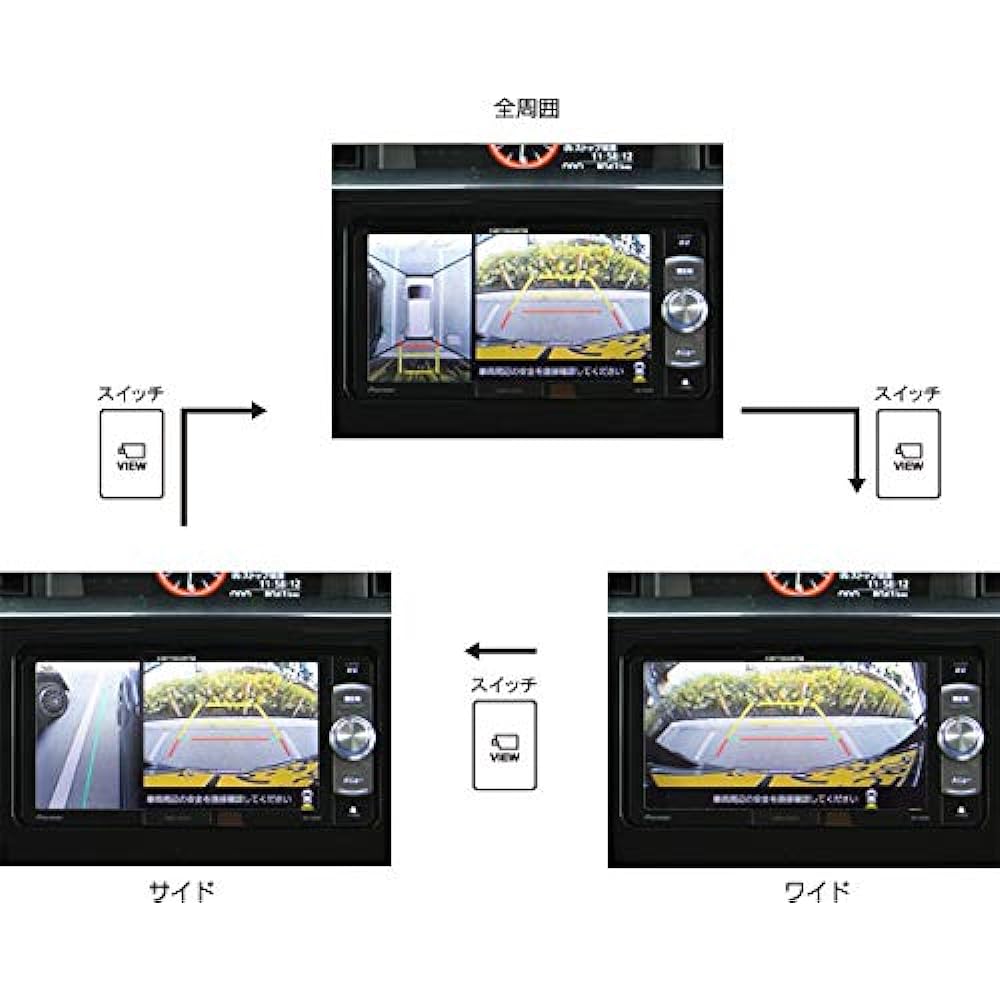 One Top TPY054BA Back Camera Conversion Adapter for Toyota, Daihatsu, and Subaru Vehicles (For Vehicles with Panoramic View)