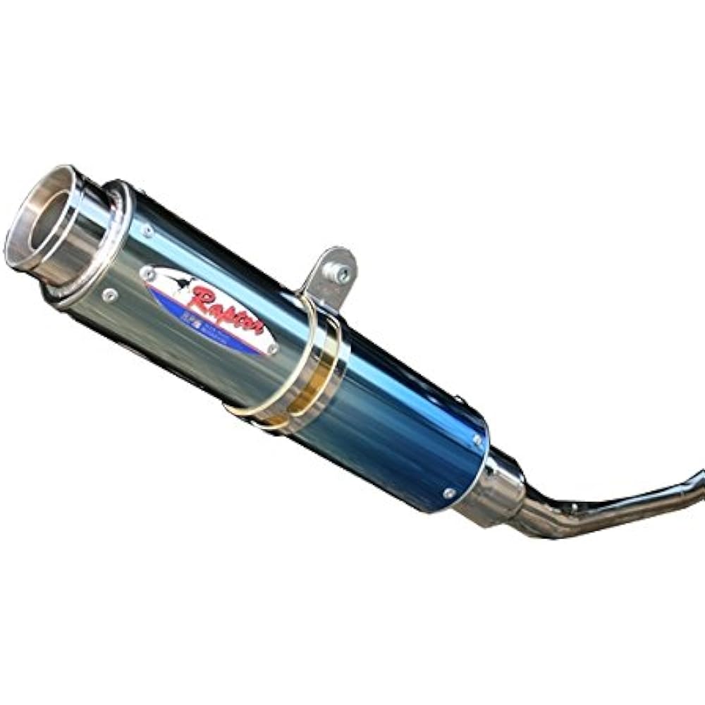 RPM (RPM) Full Exhaust Muffler 80D-RAPTOR Titan Blue Titanium Silencer Cover AddressV125S(CF4MA) Address 6038Z