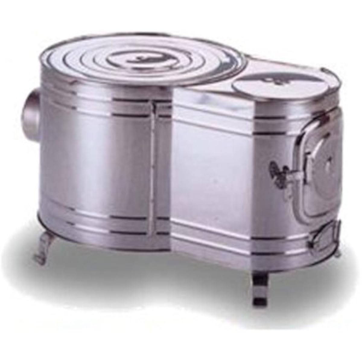 Homma Seisakusho Stainless Steel Clock Type 1 Wood Stove