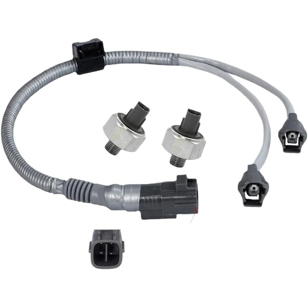 Car Parts Knock Sensor & Wire Harnest Yota Kam Rear Baron Highland Luxus ES300 RX300 3.0L 82219-33030 89615-12090 Car Parts (Color: Sensorwire)