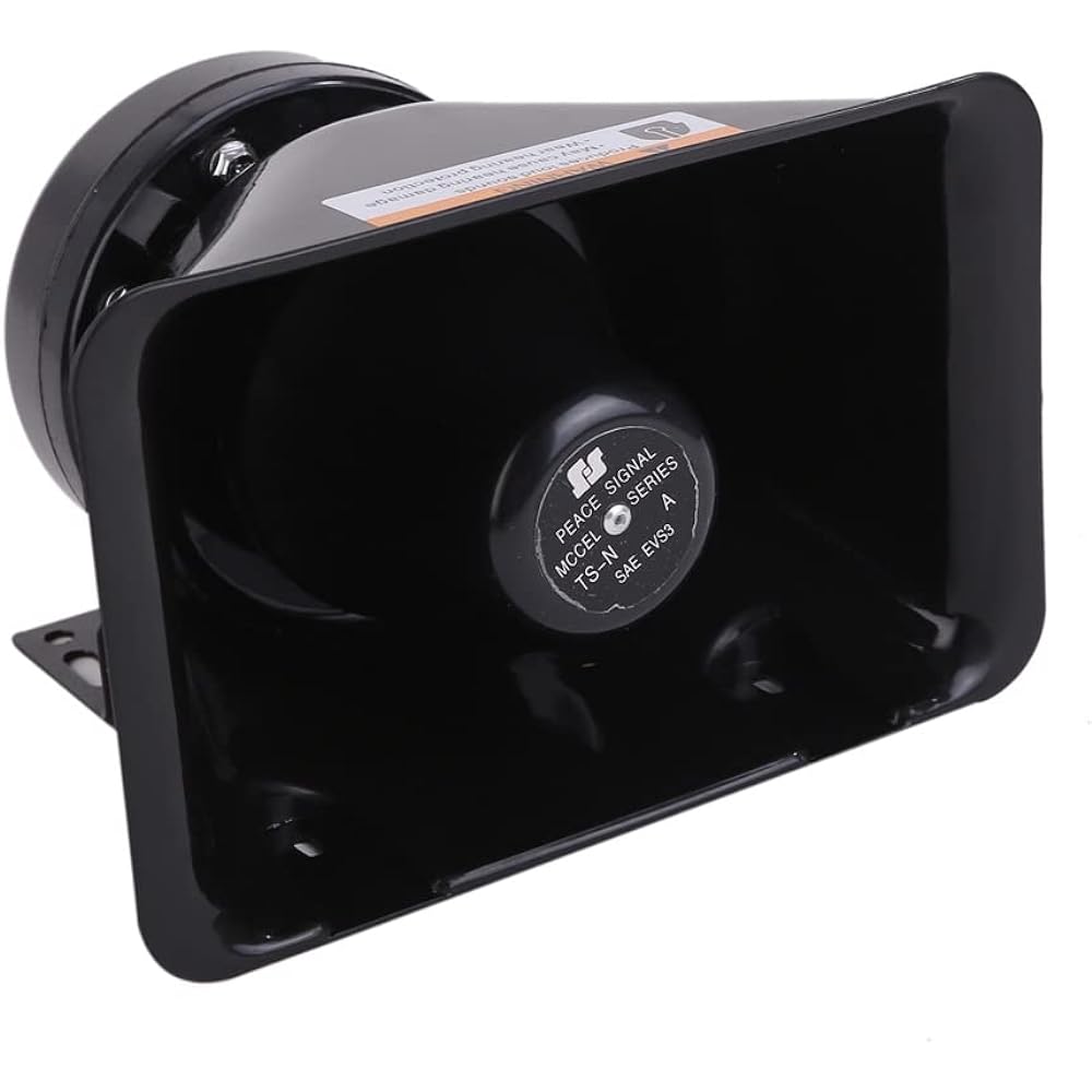 High Power 200W Car Loudspeaker 12V 24V with Siren Speaker Amplifier Hand Microphone For Events, Advertising Cars, Election Cars, Scrap Collection, Crime Prevention, Patrols, etc.