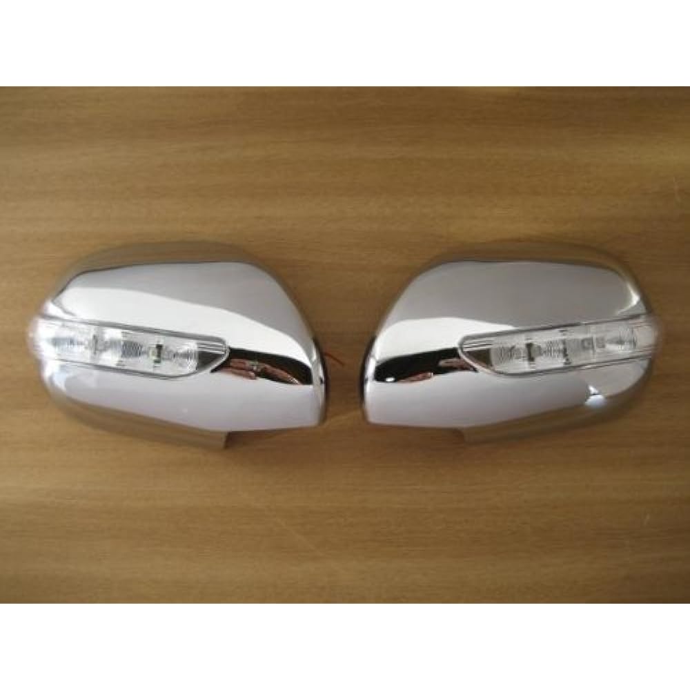 BRIGHTZ Hiace 200 Standard Car Plated Door Mirror Cover with LED Turn Signal S Type [MIR-SID-124] I Type II Type III Type IV Type V Type 1 Type 2 Type 3 Type 4 Type 5 280