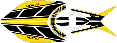 MDF Graphic Kit Rear Fender Set Strobe Model Pumpkin Yellow MT-09(14-16) MMT09-D-PY-RF
