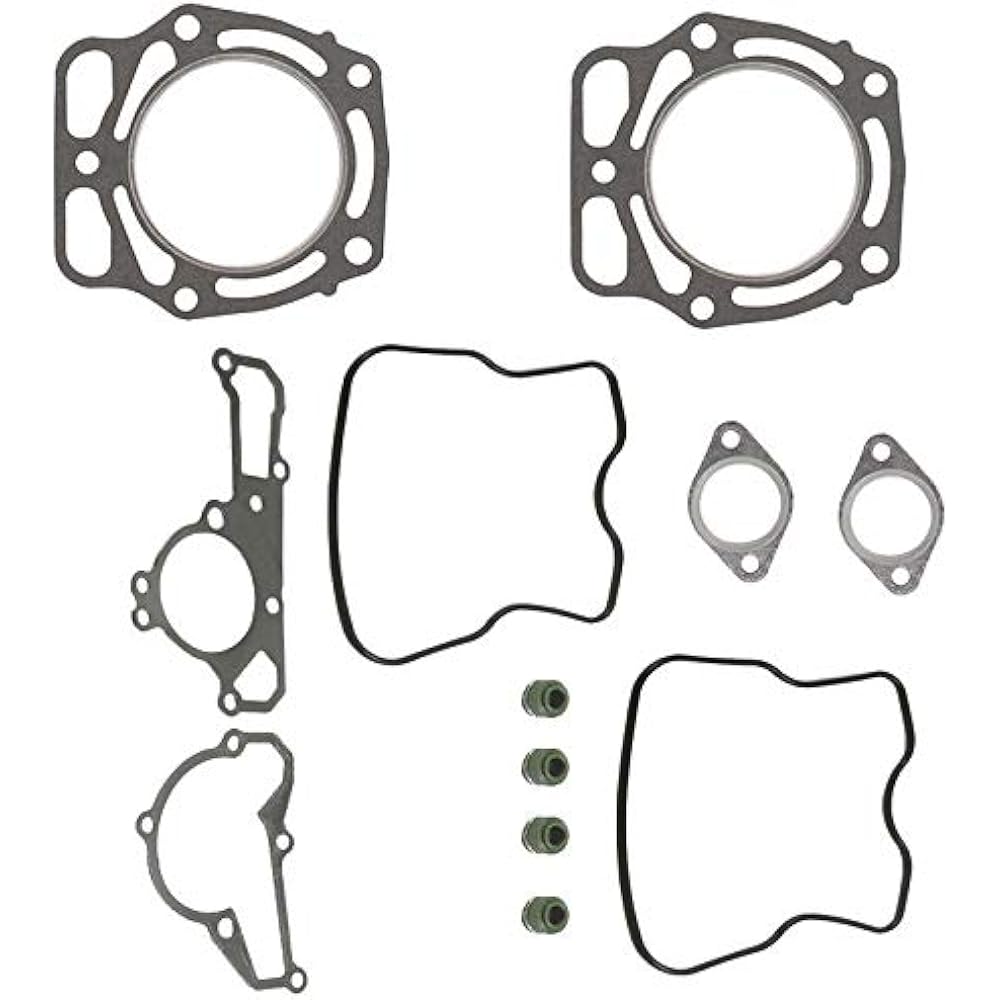 JJFENG Top End Head Bottom Gasket Kit Kawasaki Kaf620 MULE 2500 2510 3020 3020