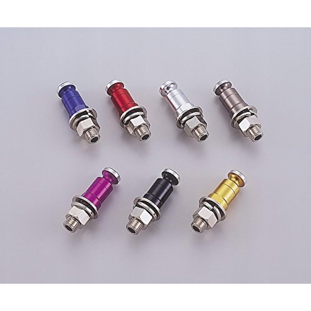 POSH Motorcycle Supplies Color Turn Signal Stay M10mm Silver 010101-03
