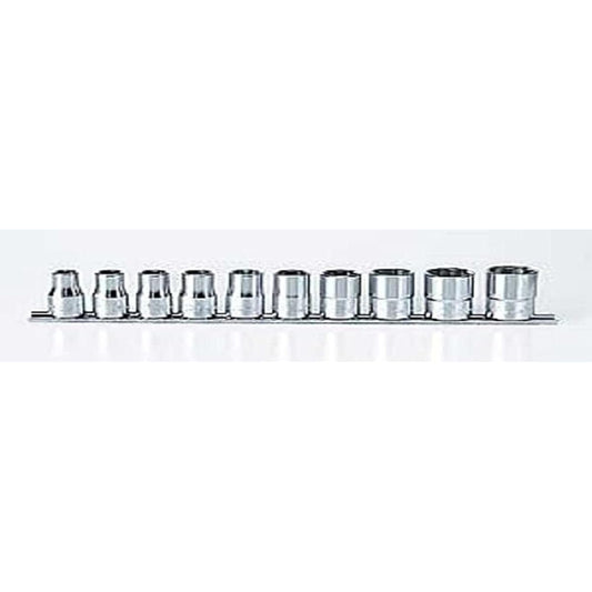 Yamashita Industrial Research Institute Koken 1/2 (12.7mm) SQ. Surface socket rail set 10 pieces RS4410M/10