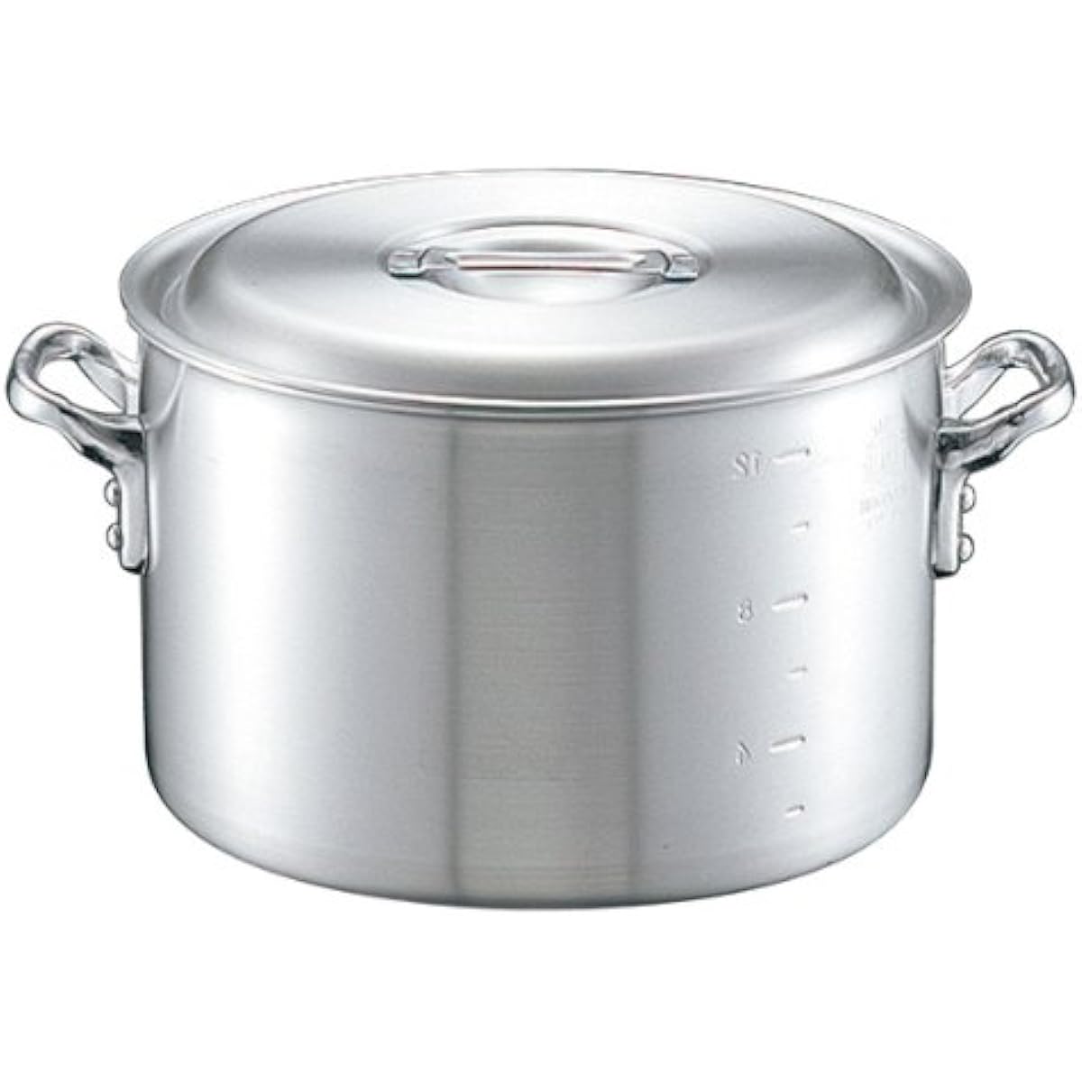 Aluminum king half-body pot (with scale) 27cm