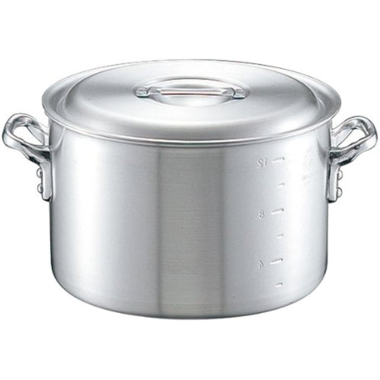 Aluminum king half-body pot (with scale) 27cm