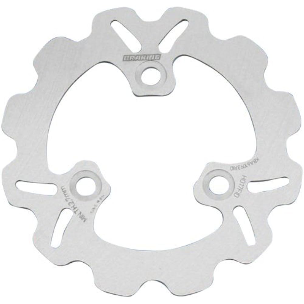 BRAKING HO17FID Front Wave Disc Rotor 76422