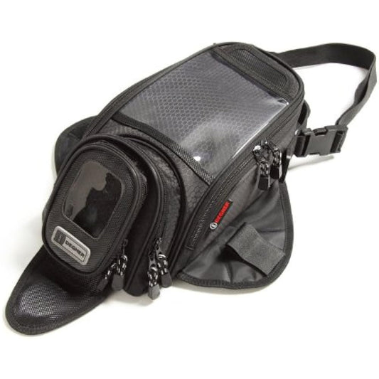 DEGNER Tank Bag Magnetic Polyester/PVC (Synthetic Leather) 31x18x10cm Black NB-5A