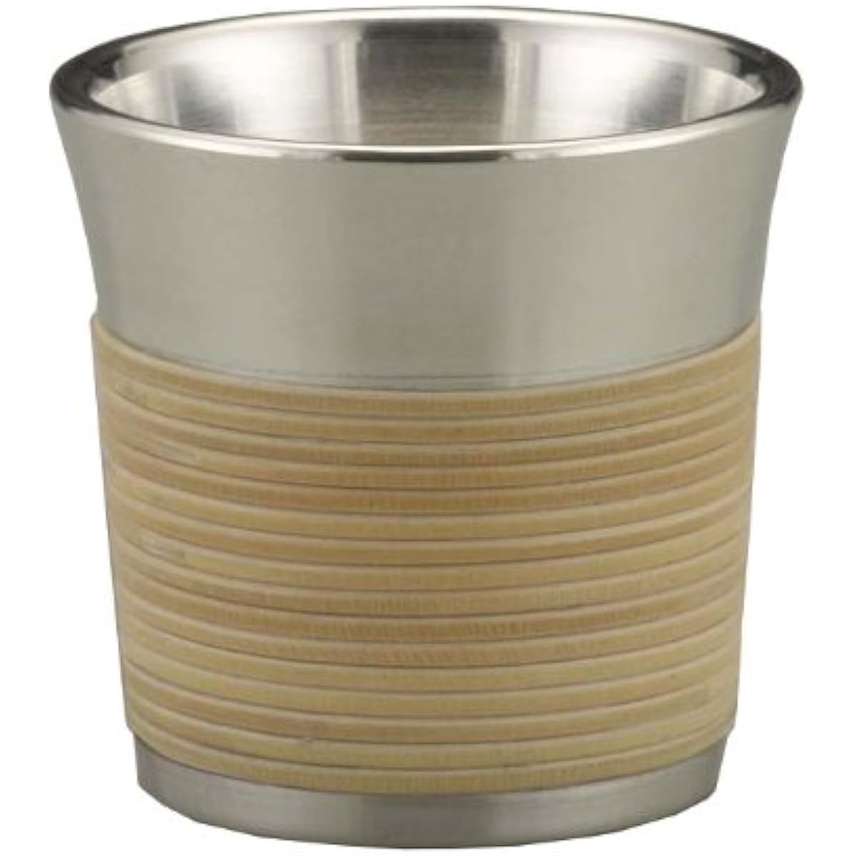 Osaka Tinware (Suzuki) Osaka Naniwa Tinware Traditional Crafts Sake Utensils Cups Rattan Rolls 8-12