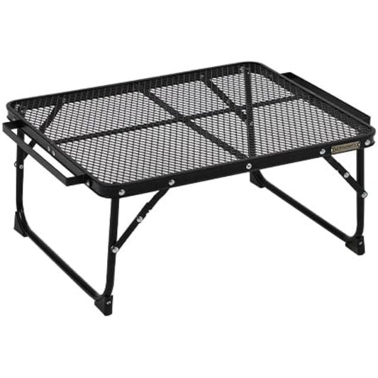 [Quick Camp] Mesh table with handle black QC-MT50 BK