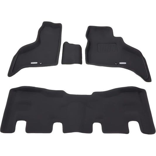 Clazzio Floor Mat 3D Type Set for 1 Hijet Cargo/Atrai/Sunbarvan/Pixis Van R4(2022)/1~ NEW Rubber Type Black ED-6606 [5EEDB6606K]