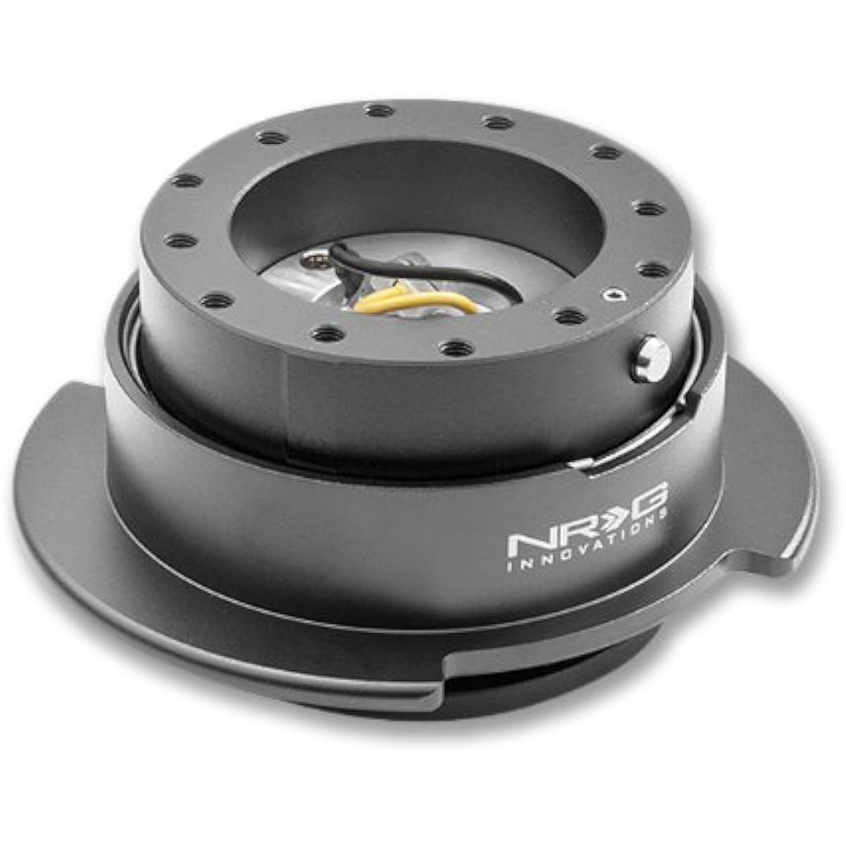 NRG Innovations SRK-250GM, 6 Hole Steering Wheel Gun Metal Quick Release Mug Adapter GEN 2.5 SRK-250GM