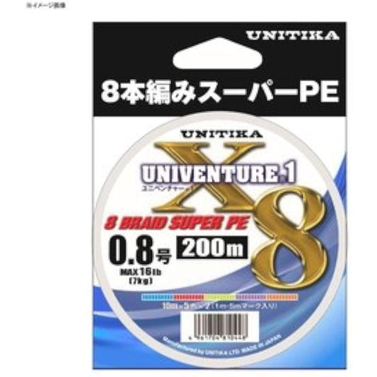 UNITIKA PE Line Univenture 1 X8 300m No. 3 50lb (23kg) 5 Colors 7531