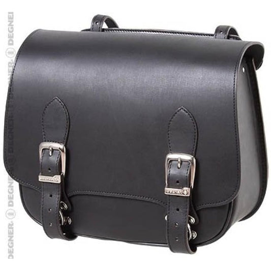 DEGNER Leather Saddle Bag LEATHER SADDLEBAG 9L Black SB-76