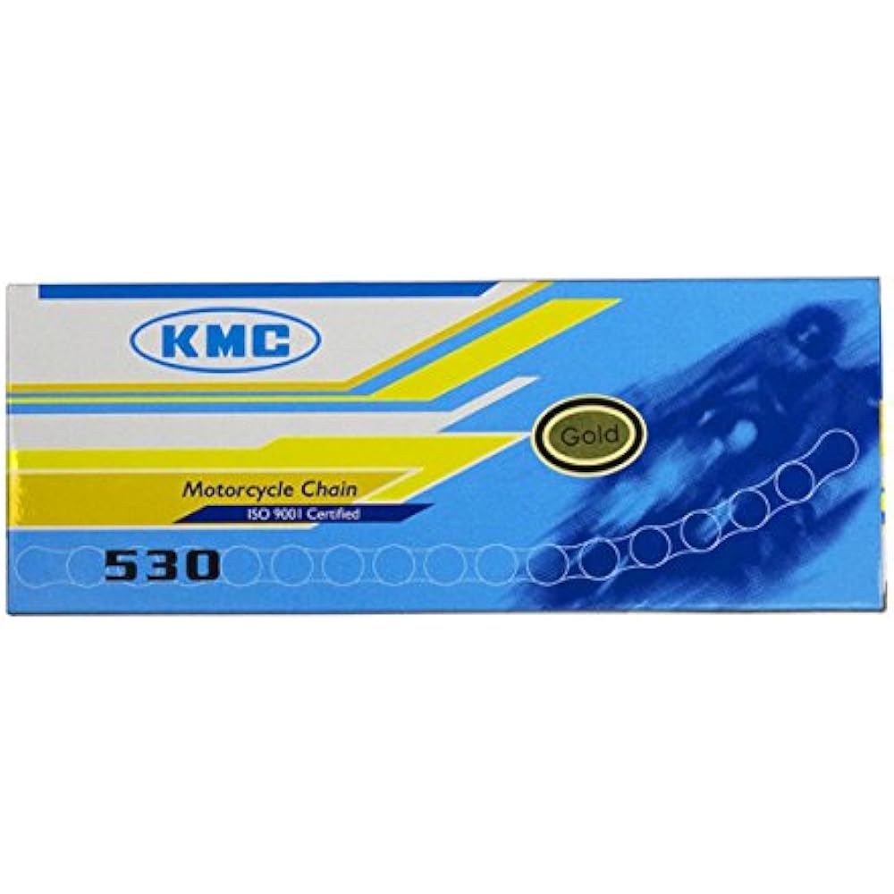 KMC Gold Drive Chain 530-130 Links 130 Links Non-Seal Clip Type X-4 FZ-1 911402