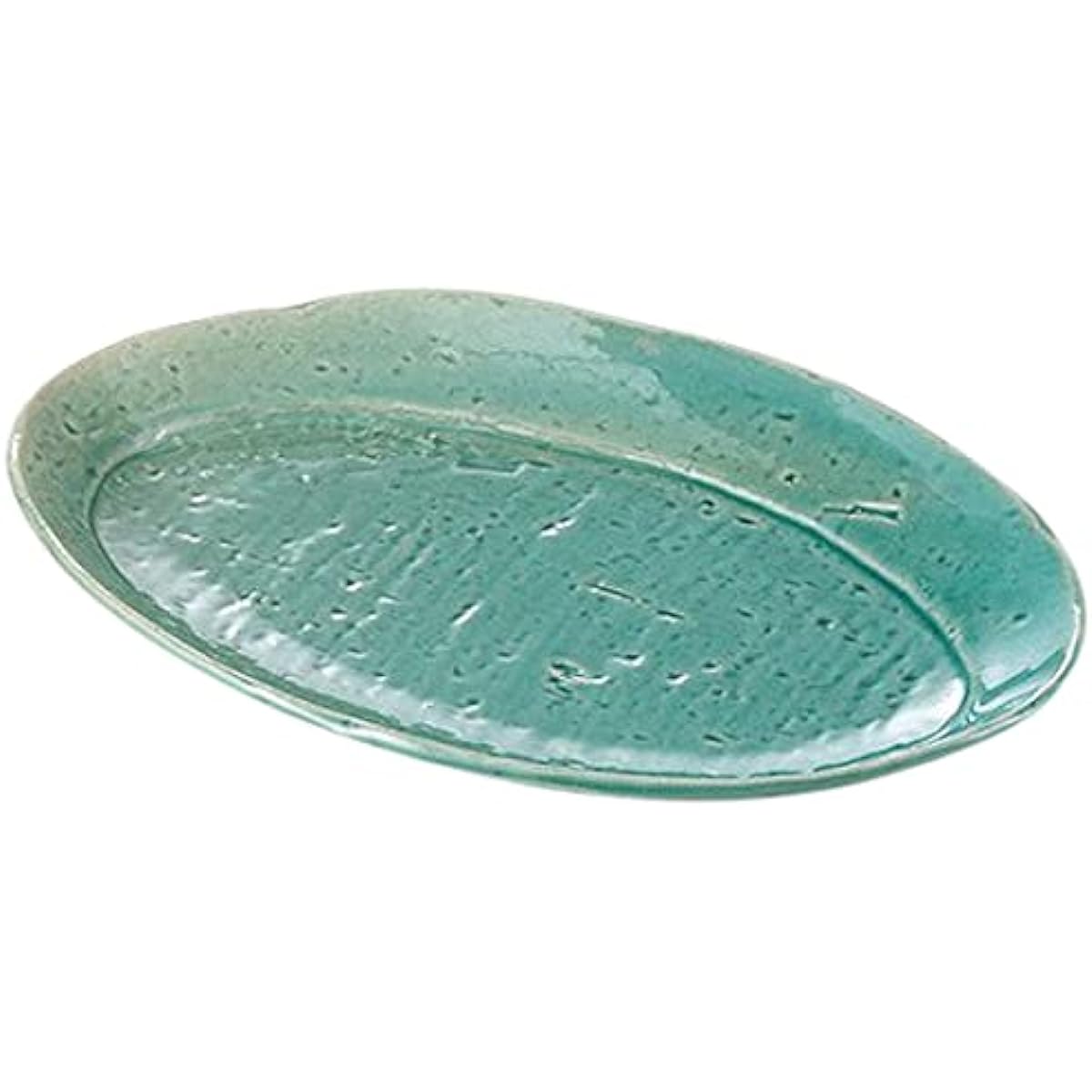 Set of 10 Turkish Intrusion Oval Rim Plate [23.8 x 15.8 x 3.3cm 350g] [Yakimono Plate] [Restaurant, Inn, Japanese Tableware, Restaurant, Commercial Use]