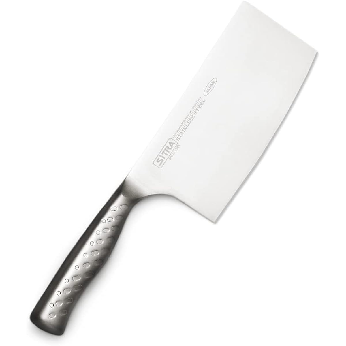 SiTRA All Stainless Steel Integrated Knife Premium Chinese Knife Made in Japan