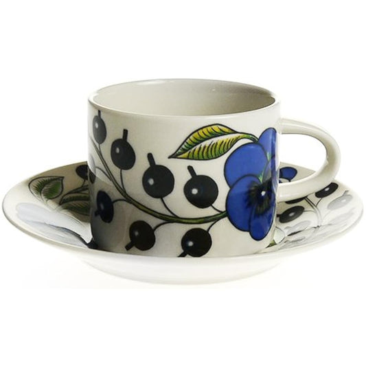 ARABIA Paratissi Tea Cup & Saucer 0.28L [Parallel Import]