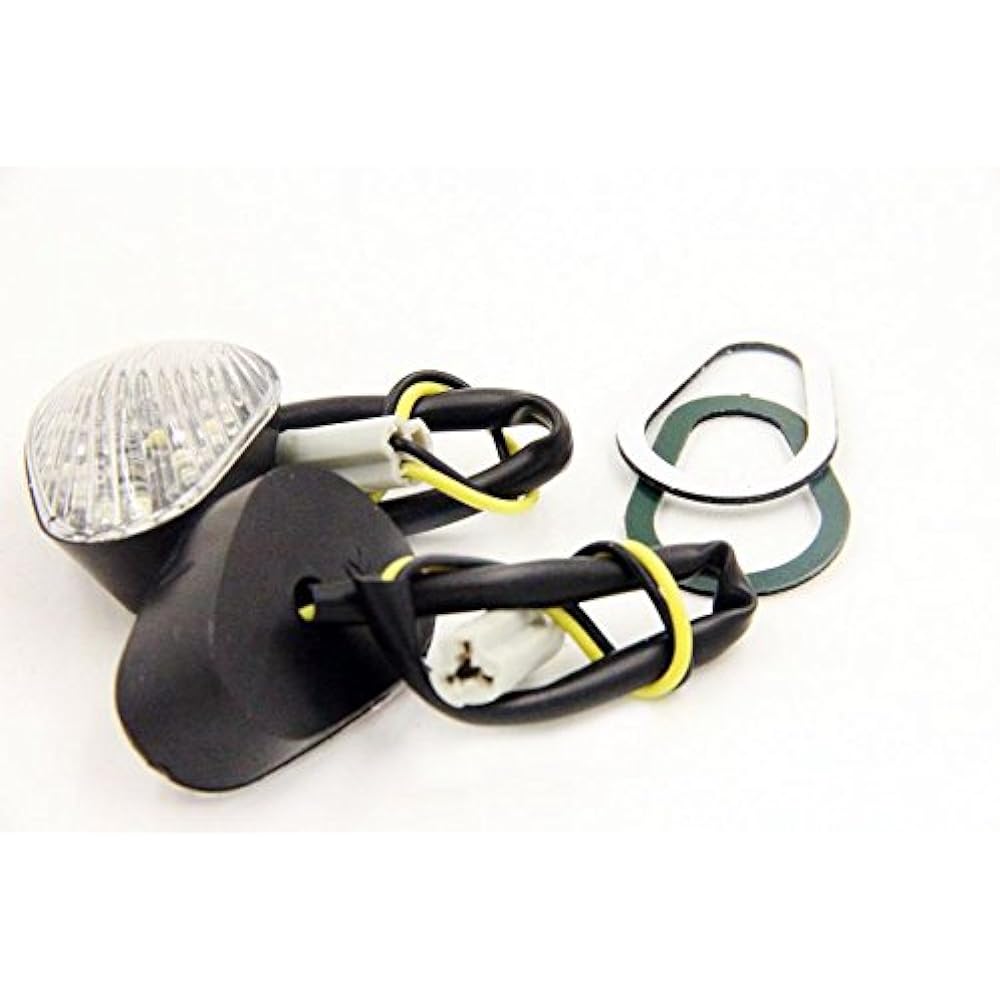 Clear Euro LED Flash Mount Winker Yamaha YZF R1 R6 R6S 2006 2007 2008