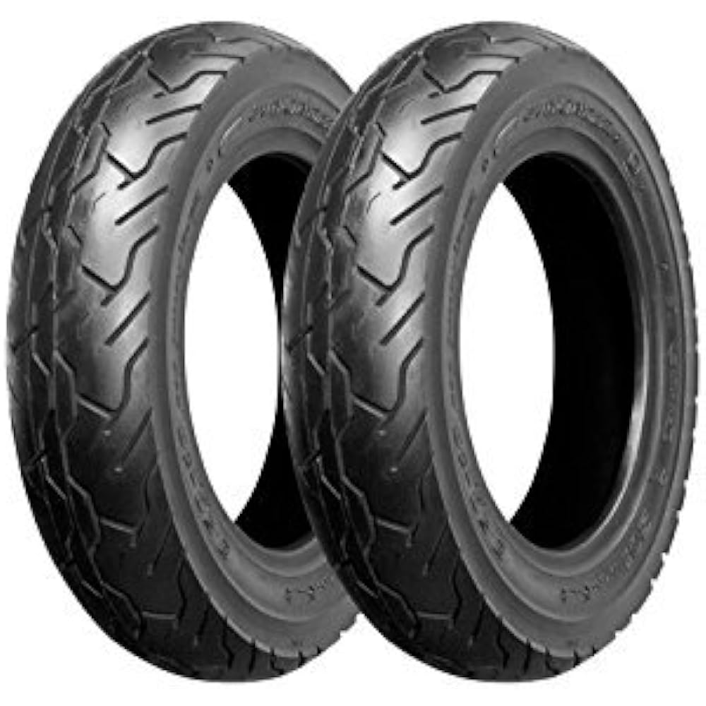Bike Parts Center Bike Tire 3.50-10 51J T/L Set of 2 Tubeless 790602